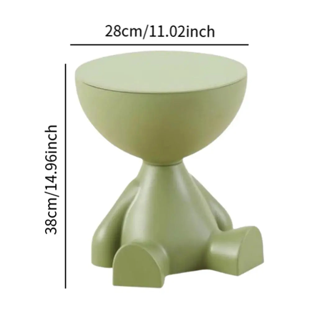 Cream Side End Table Creative Flat Coffee Table Flat Head Corner Table For Nightstand Drink Table Bedroom Bathroom Office