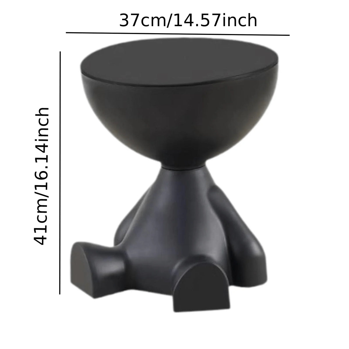 Cream Side End Table Creative Flat Coffee Table Flat Head Corner Table For Nightstand Drink Table Bedroom Bathroom Office