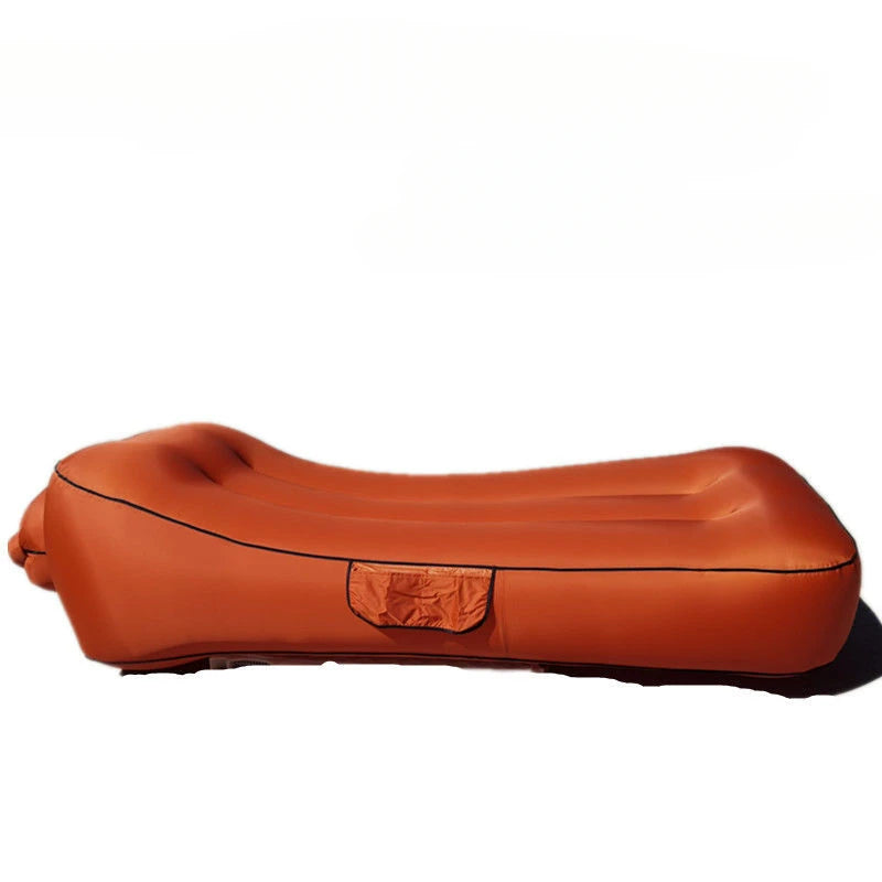 Inflatable Sofa Portable Air Bed Outdoor Airbed Noon Break Bed Camping Casual Beach Recliner Floatation Bed