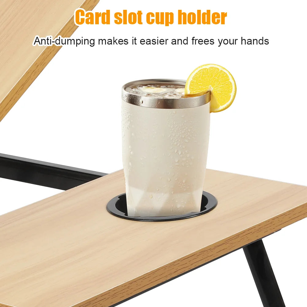 Adjustable Laptop Desk Stand Portable Foldable Lazy Table Ergonomic Lapdesk For TV Bed Sofa PC Notebook Table Desk Stand