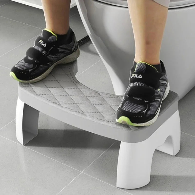 Anti Slip Toilet Step Stool Comfort Squat Posture Foot Stool Portable Bathroom Assistance Footrest For Adults Kids All Ages