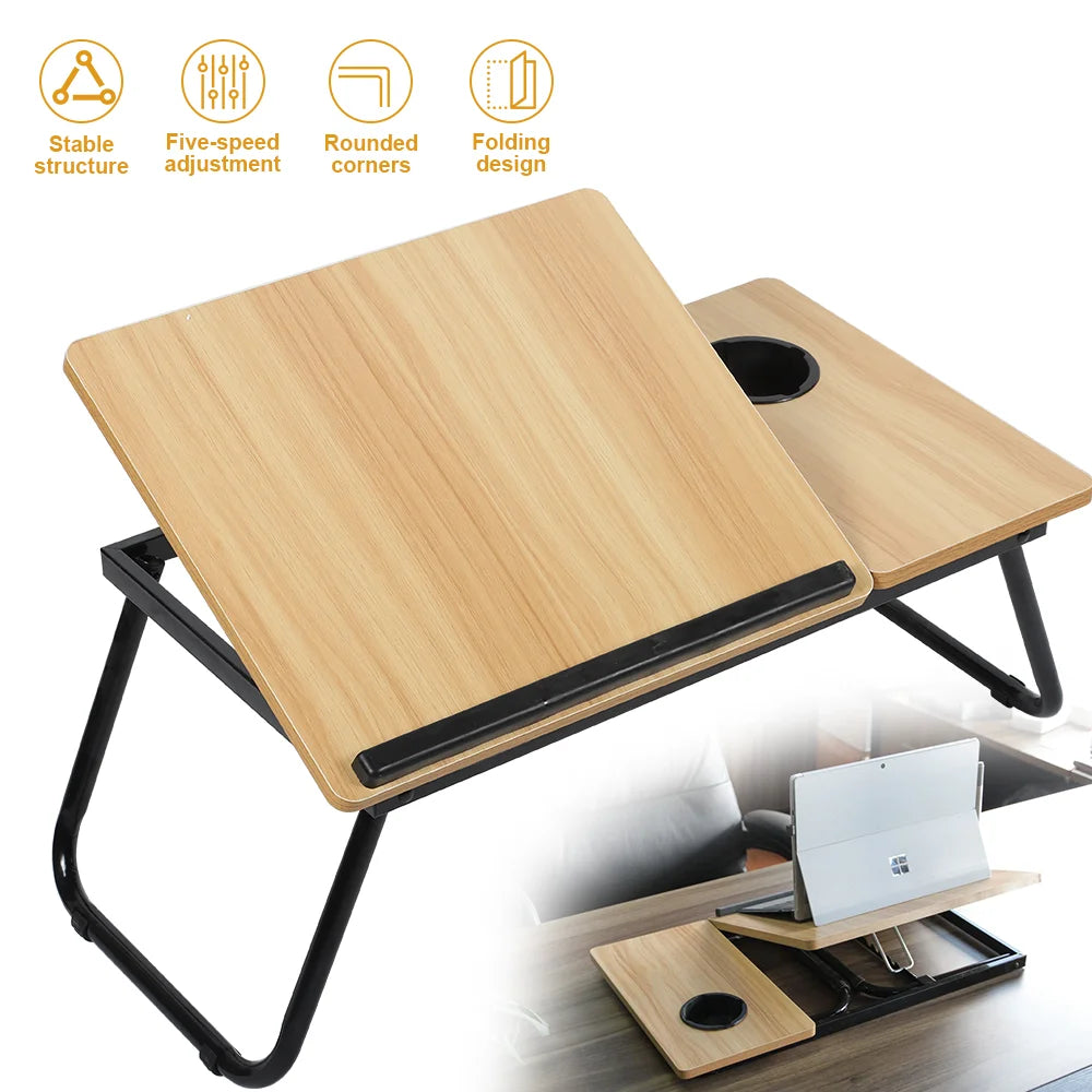 Adjustable Laptop Desk Stand Portable Foldable Lazy Table Ergonomic Lapdesk For TV Bed Sofa PC Notebook Table Desk Stand