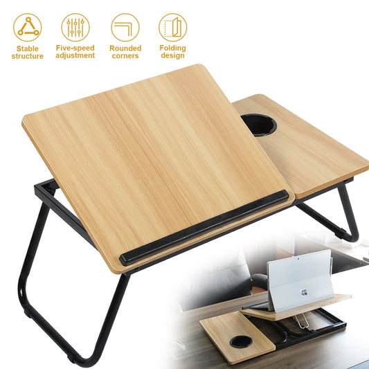 Adjustable Laptop Desk Stand Portable Foldable Lazy Table Ergonomic Lapdesk For TV Bed Sofa PC Notebook Table Desk Stand