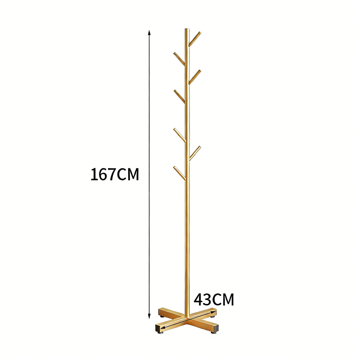 Floor Standing Clothes Rack Household Coat Hanger Simple Storage Organizer for Bedroom Living Room Clothing Display Stand