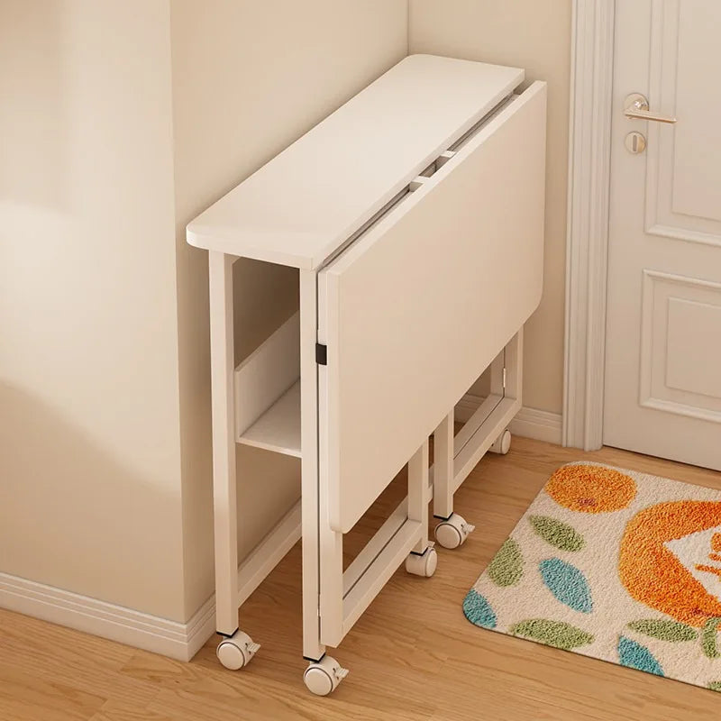 Small apartment folding table does not occupy an area, removable desk, home computer table, lazy bedside table, simplestudytable